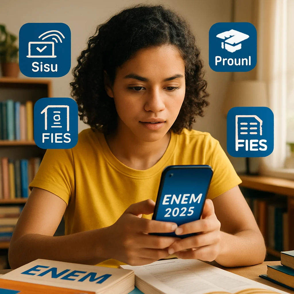 ENEM 2025: Como Usar Seu Desempenho no Sisu, Prouni e Fies