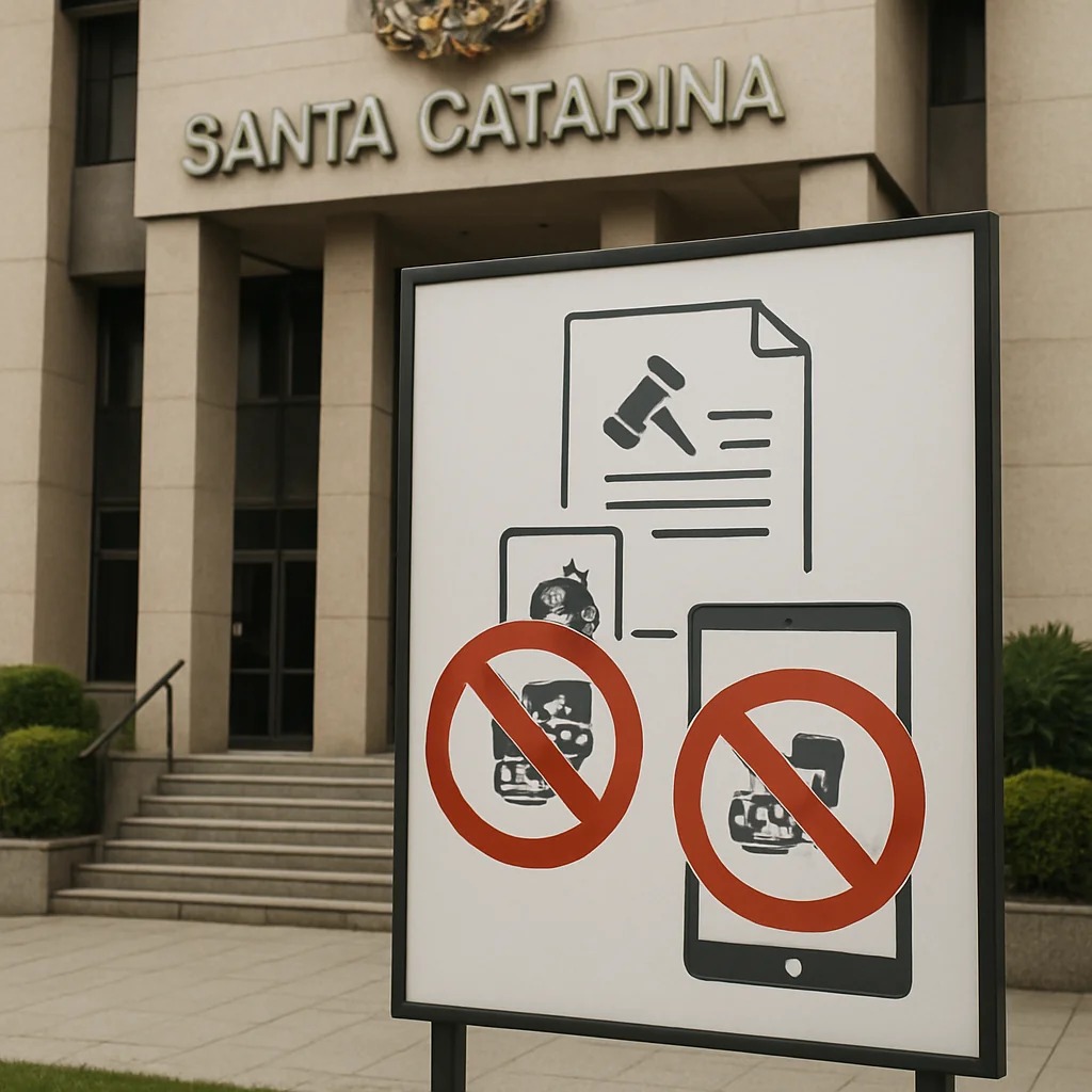 Decreto do Governo de Santa Catarina proíbe jogos de azar em órgãos públicos