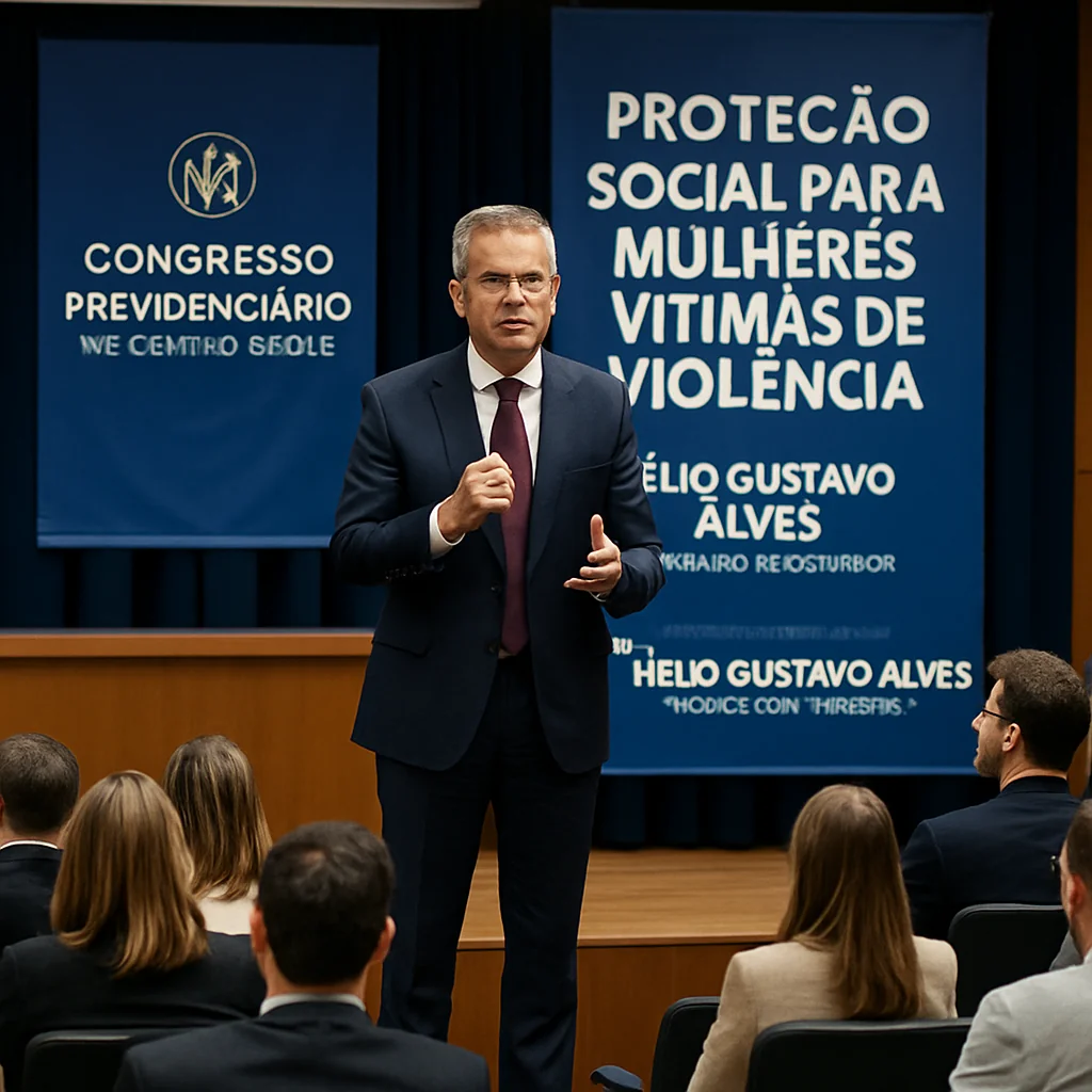 Hélio Gustavo Alves ministra Palestra Magna no Congresso Previdenciário WB