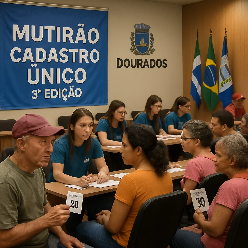 Dourados 2025: Prefeitura inicia terceira edição do Mutirão Cadastro Único