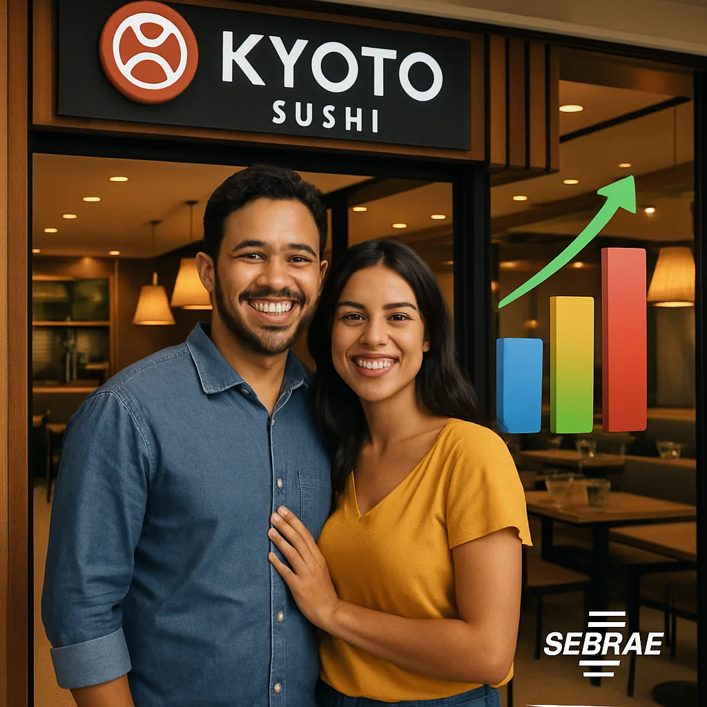 Como Marcos Borges e Thalita Pantoja impulsionam o Kyoto Sushi com Cred Cop
