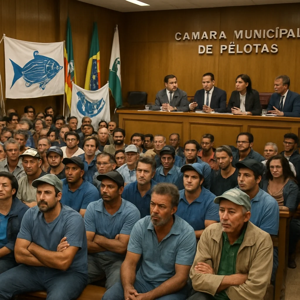 Pescadores do Sul seguem mobilizados por seguro defeso em Pelotas