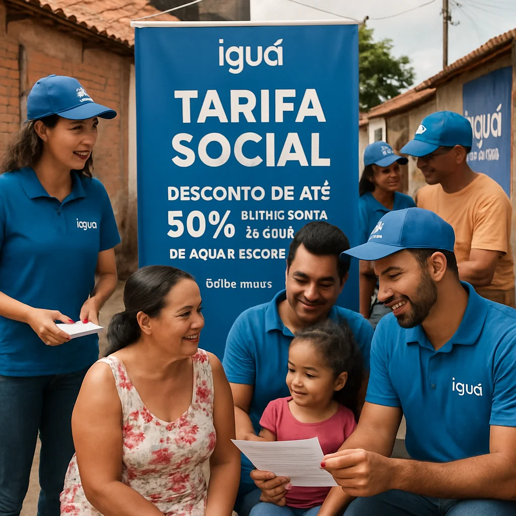 Iguá Sergipe lança campanha para cadastrar 20 mil famílias na Tarifa Social