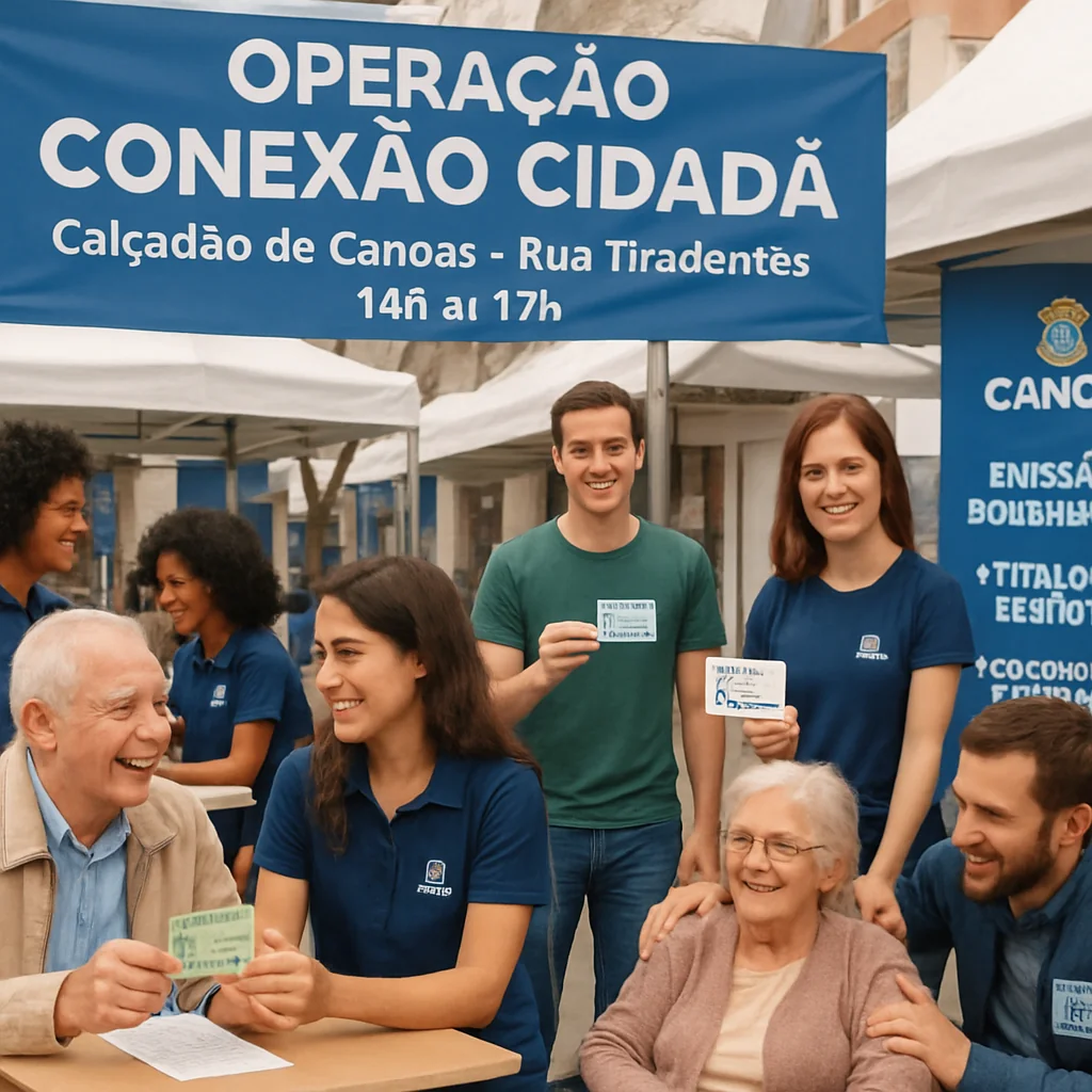 Operação Conexão Cidadã Canoas: serviços gratuitos para documentos na quarta-feira (10)