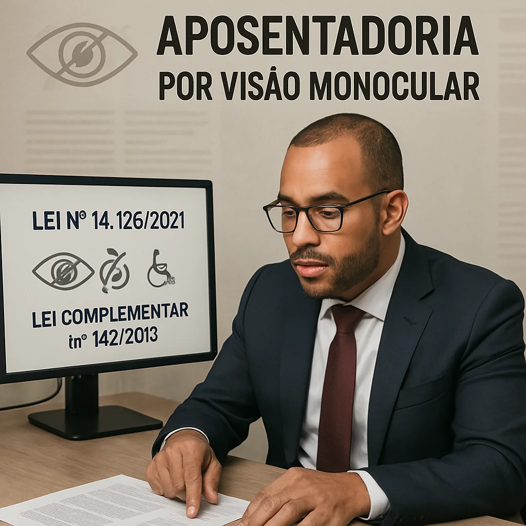 Especialista explica aposentadoria por visão monocular e benefícios fiscais