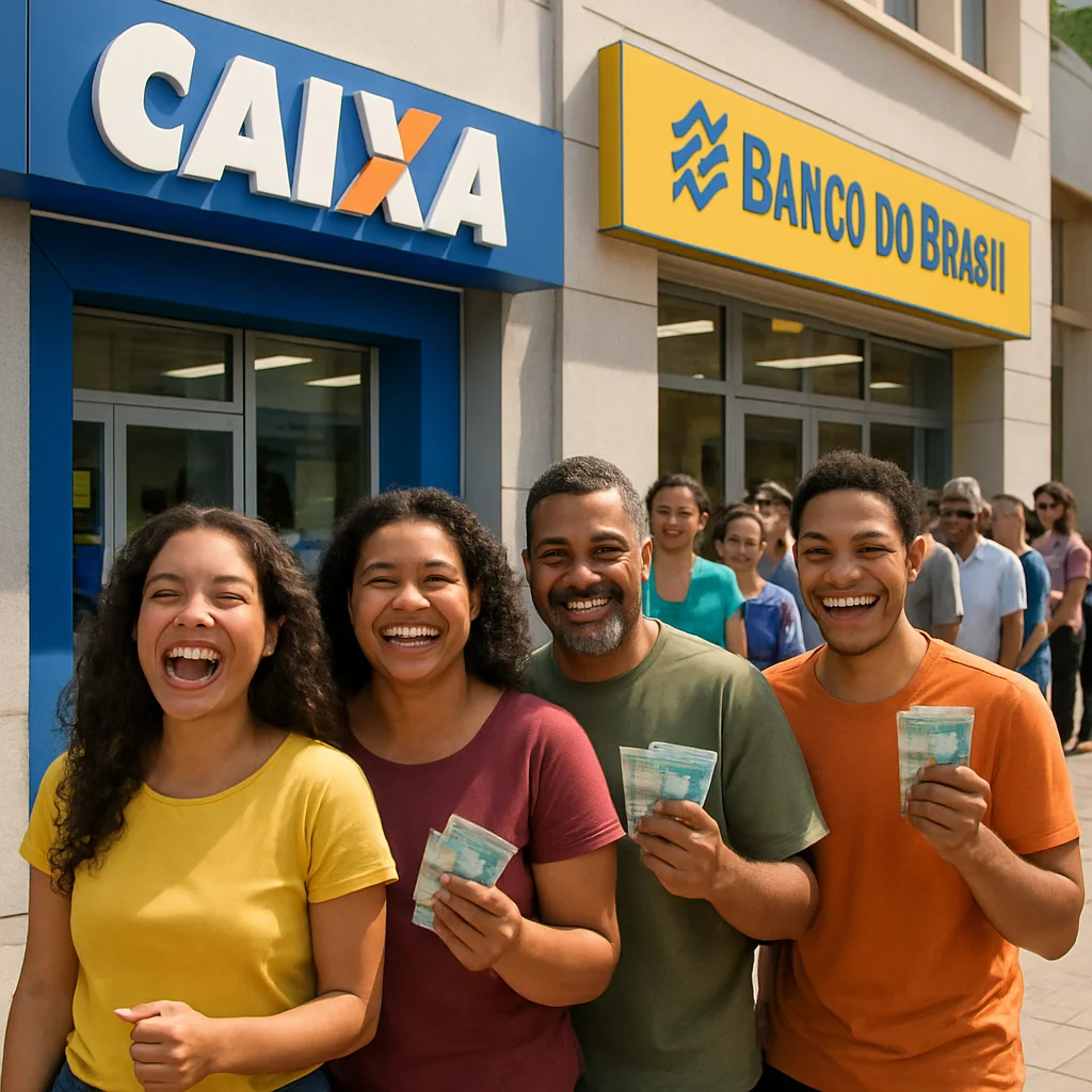 Caixa e Banco do Brasil fazem festa dos trabalhadores com PIS/PASEP 2024