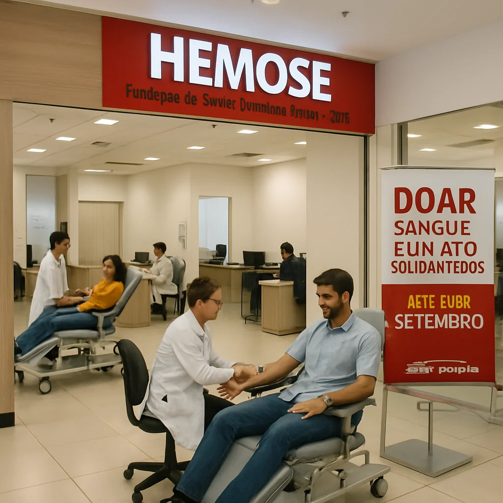 Prorrogação do Posto de Coleta do Hemose no RioMar até 12/09