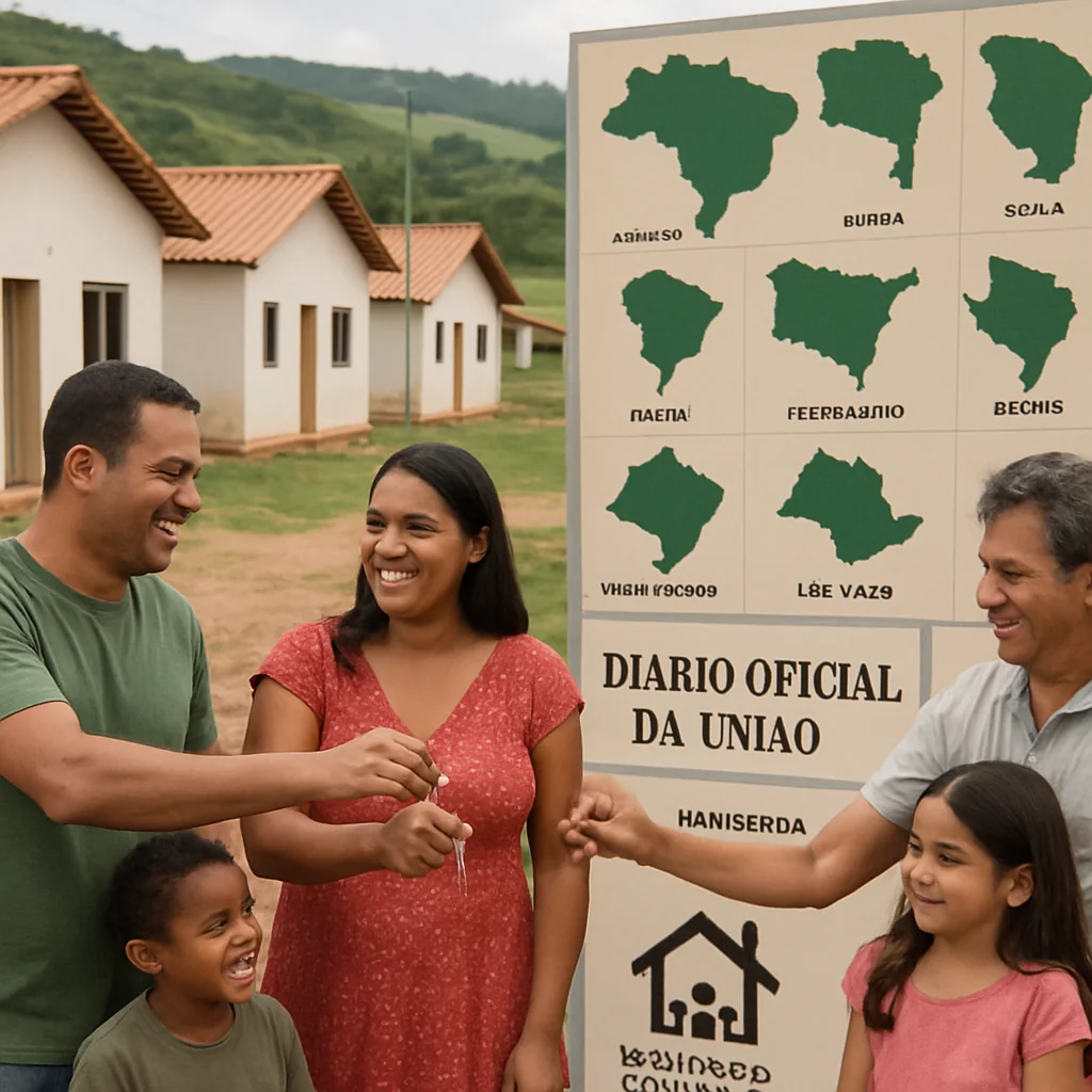 Ministério das Cidades autoriza 918 moradias rurais em 10 estados