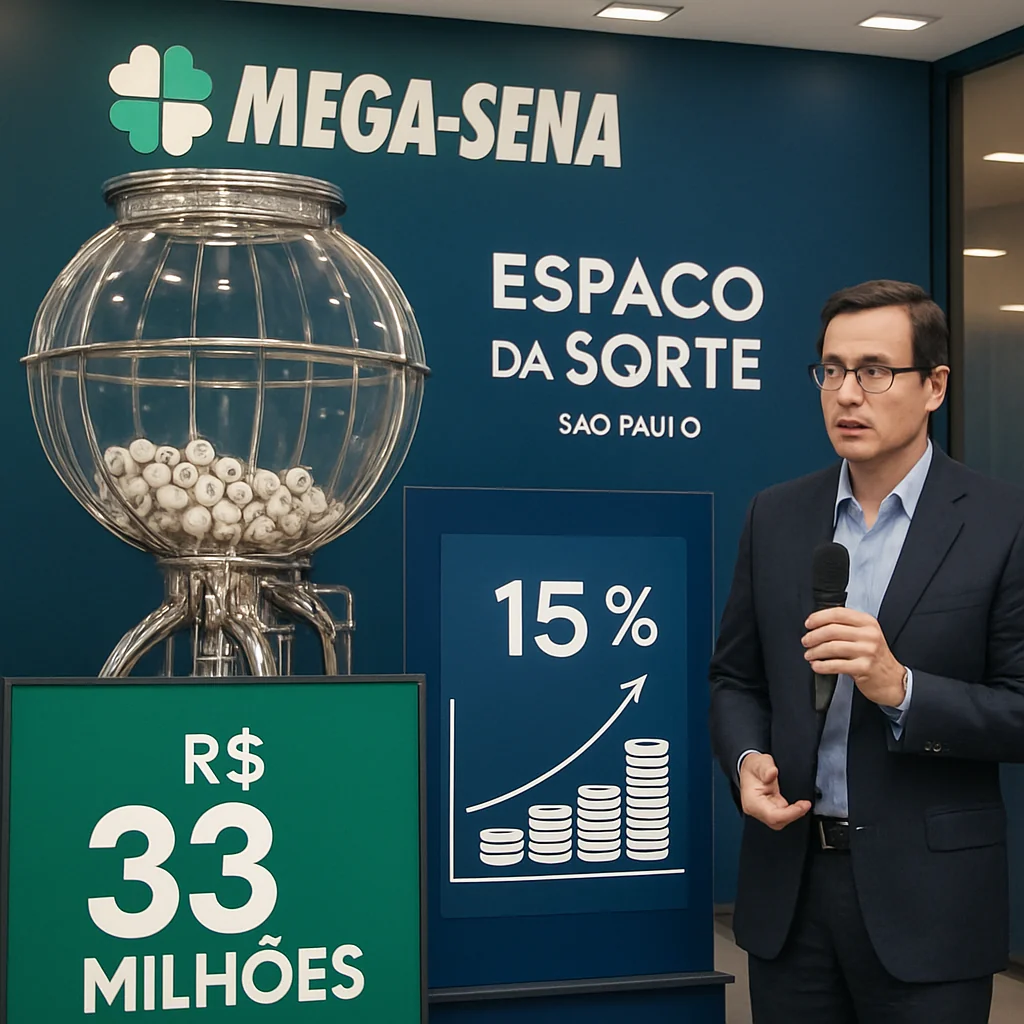 Mega-Sena Concurso 2916: R$ 33 Mi e o Rendimento Real do Prêmio com Selic a 15%