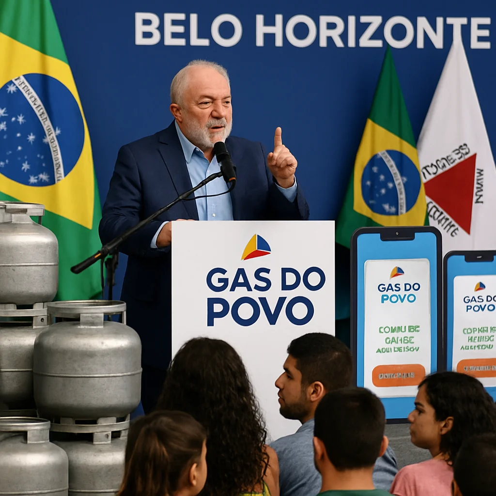 Lula lança programa Gás do Povo: botijão grátis para 397 mil famílias em Goiás