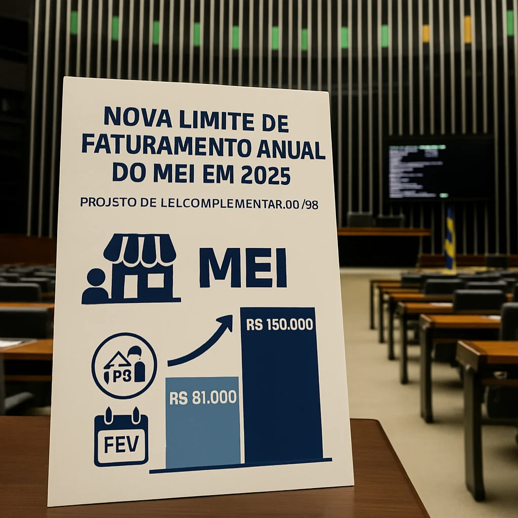 Saiba novo valor de faturamento anual do MEI em 2025 e mudanças legais