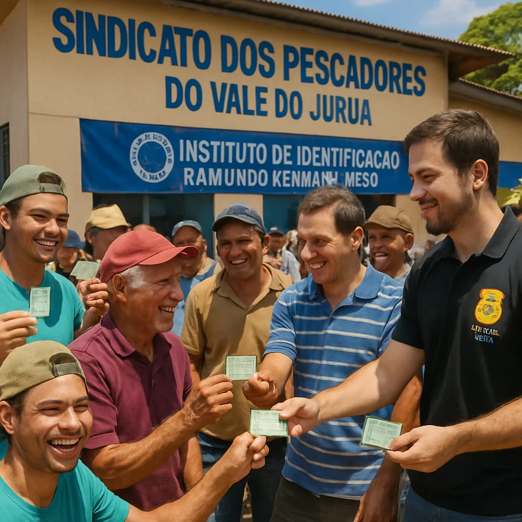 Governo do Acre entrega 600 CIs para pescadores de Cruzeiro do Sul