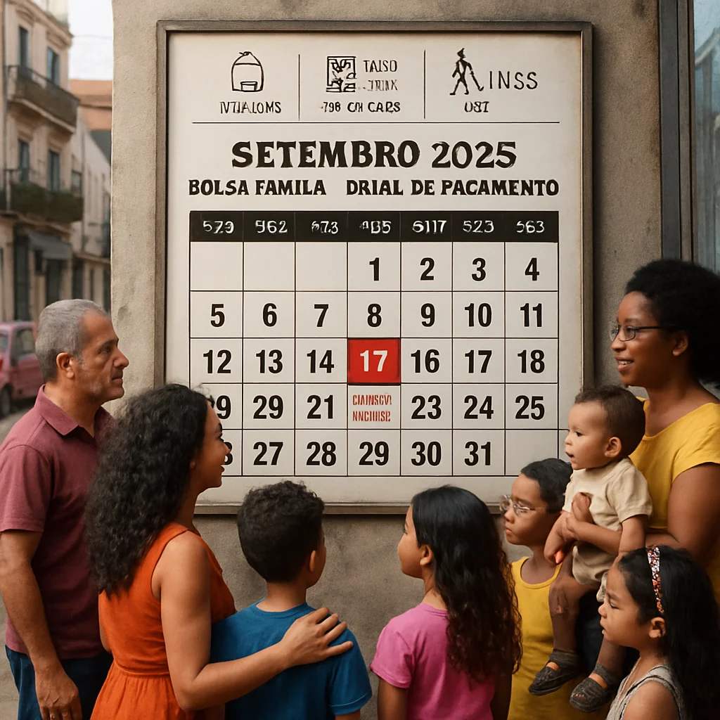 Calendário de Pagamentos do Bolsa Família Setembro 2025: Datas e Auxílios
