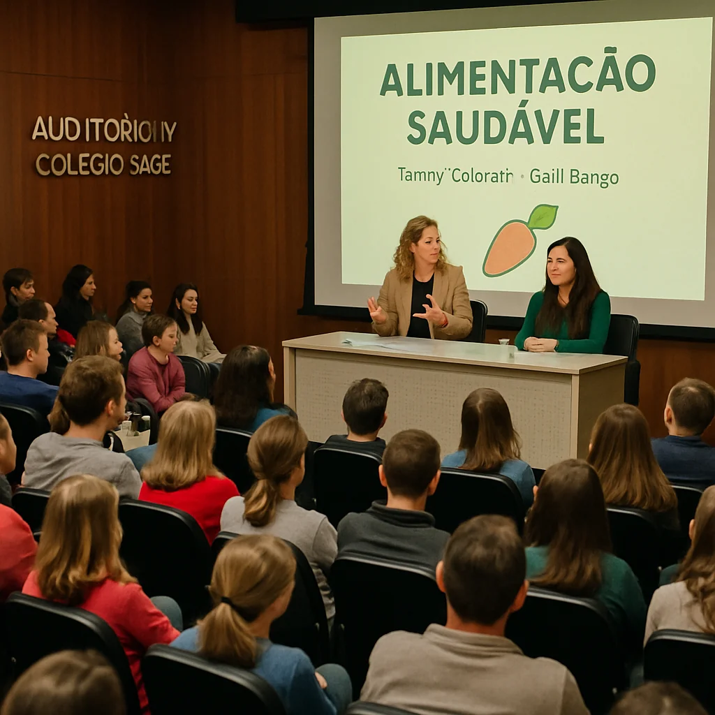 Colégio Satc realiza 3ª edição do ‘Conexão Família’ sobre alimentação saudável
