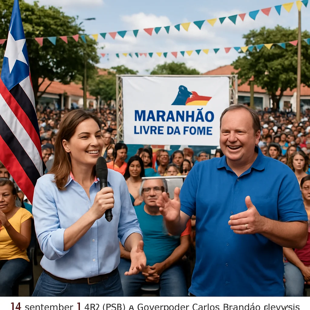 14 de setembro de 2025: Iracema Vale e Carlos Brandão em Barreirinhas