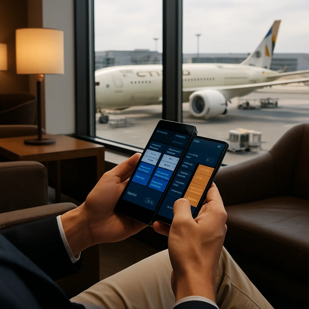 Em qual programa vale mais a pena emitir passagem Frankfurt-Abu Dhabi Executiva?