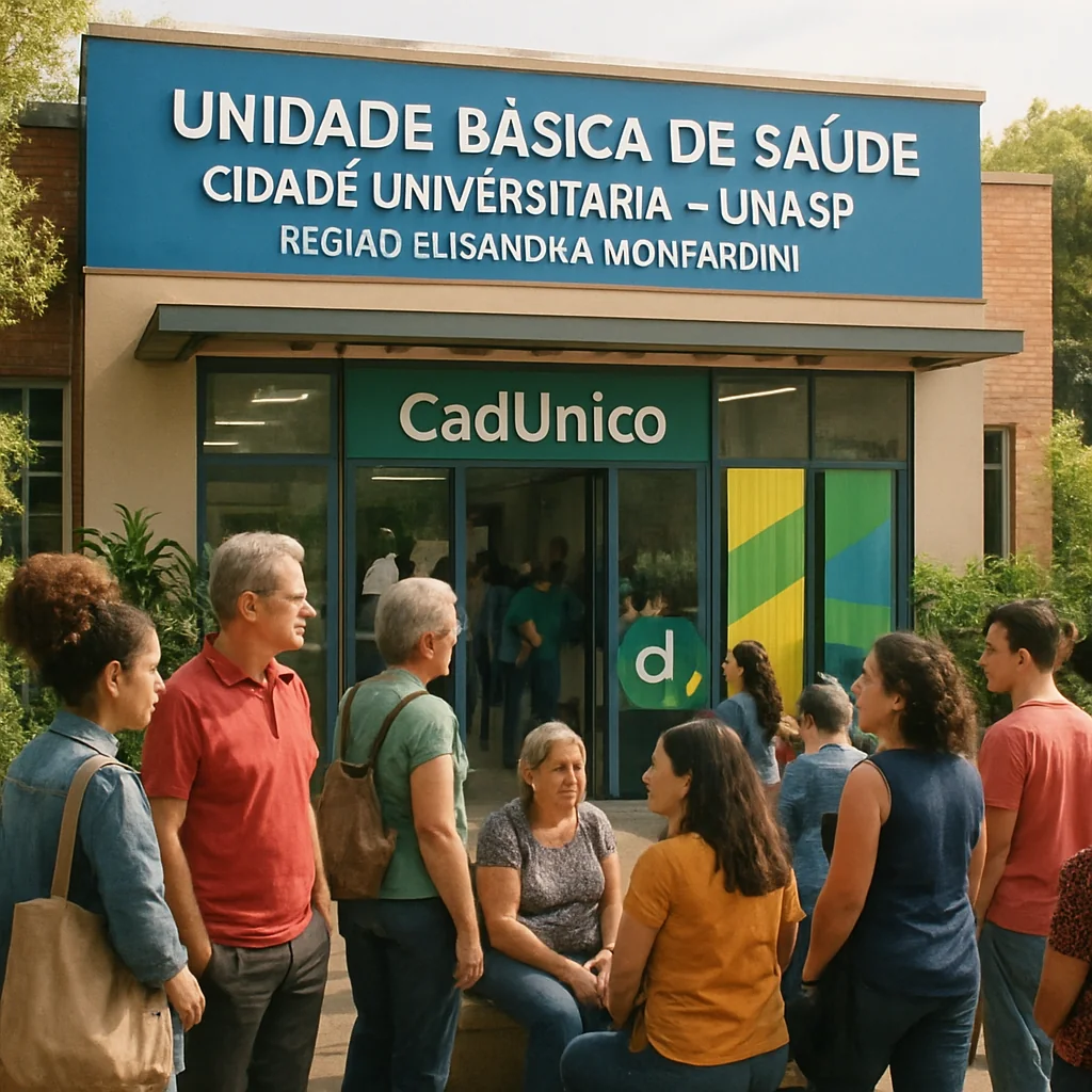 Região Elisandra Monfardini 18/09/2025: UBS do UNASP com Atendimento Quinzenal do CadÚnico