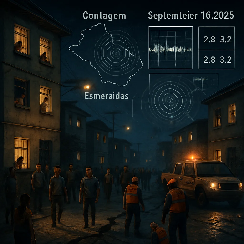 Abalo sísmico surpreendente na Grande BH agita Contagem e Esmeraldas