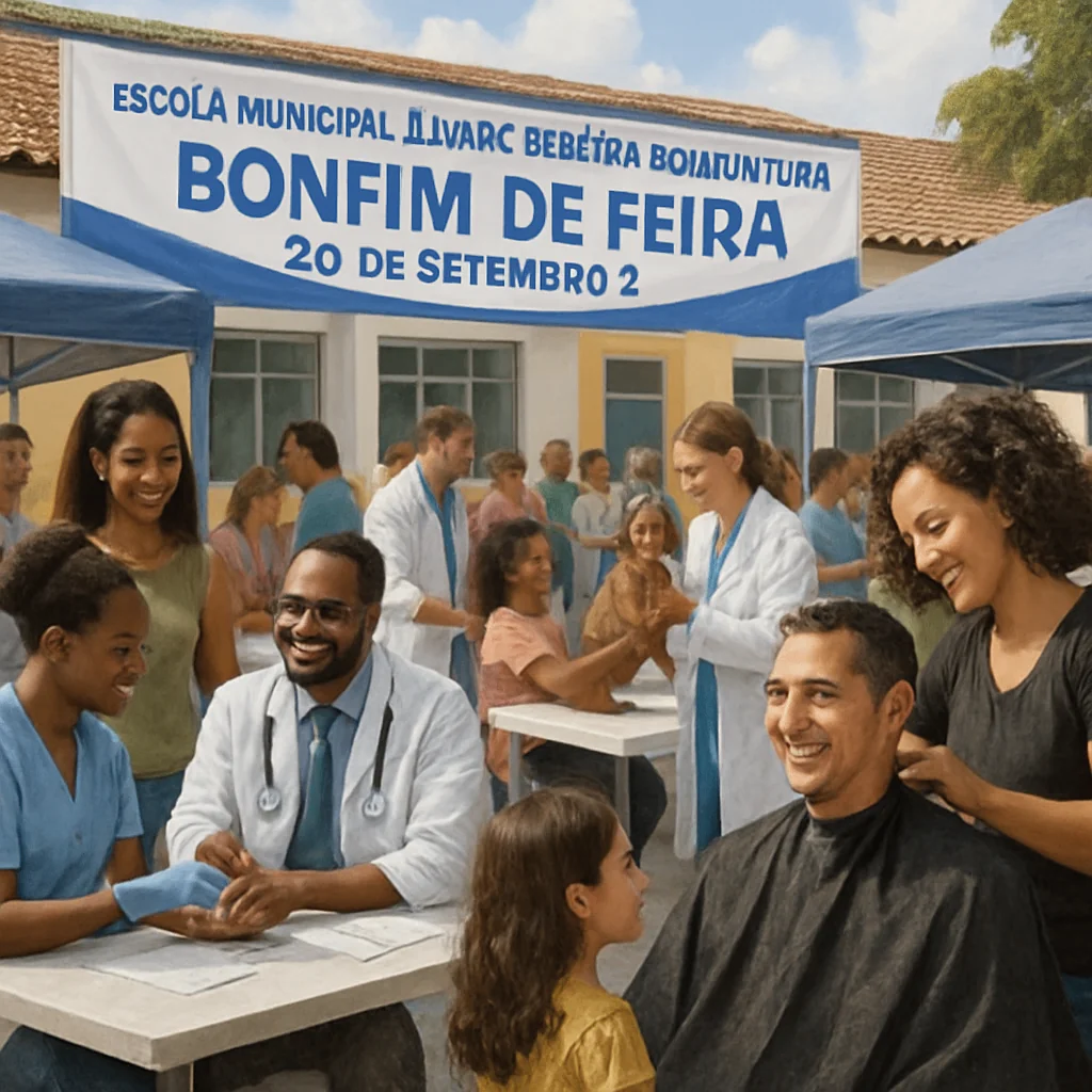 Feira em Ação leva serviços da Prefeitura ao distrito de Bonfim de Feira