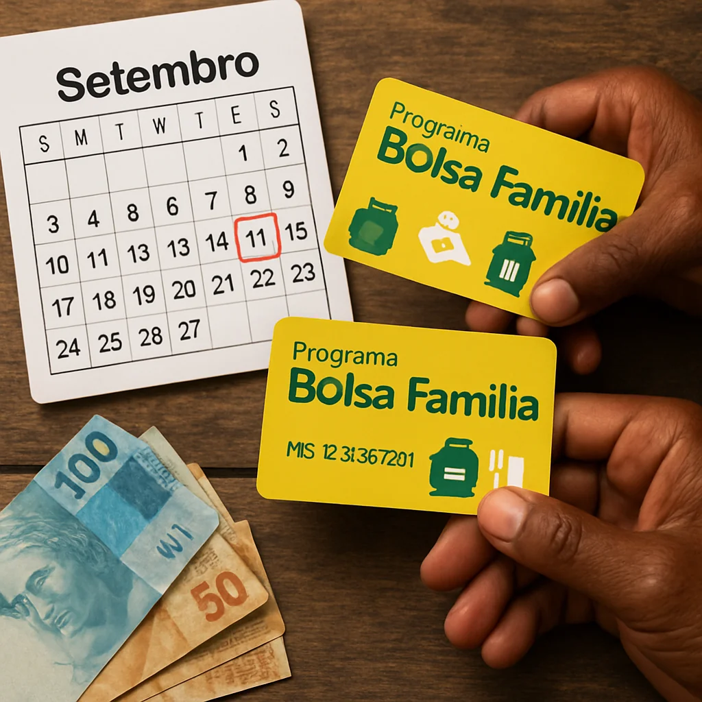 Parcelas de setembro do Bolsa Família começam hoje, dia 17