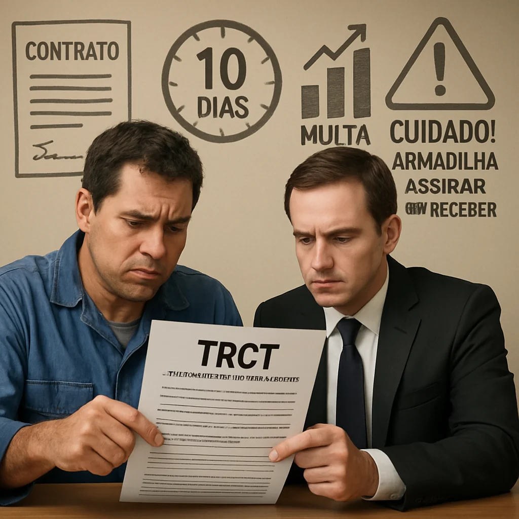 Demissão: guia do TRCT, prazo de 10 dias, multa e armadilhas-chave