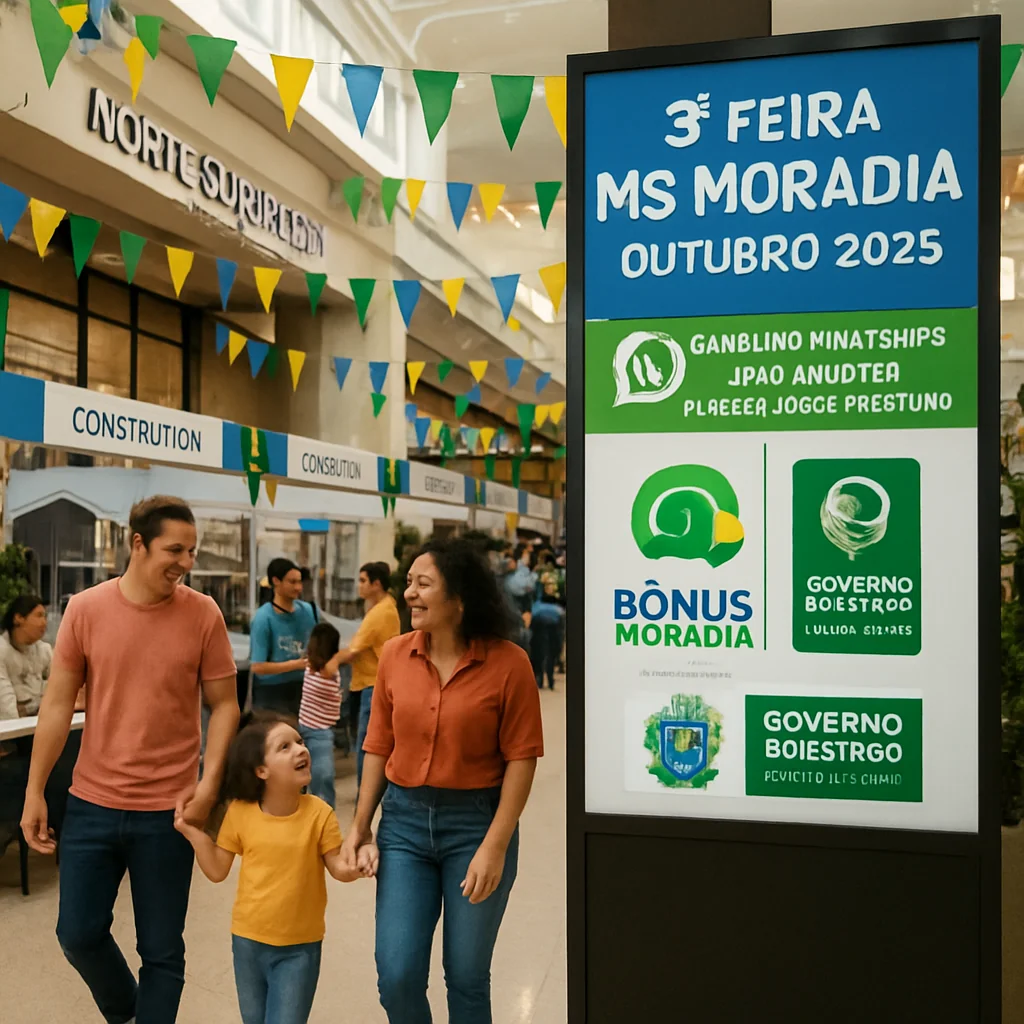 Feirão MS Moradia 3ª edição em outubro: seu sonho da casa própria em Campo Grande