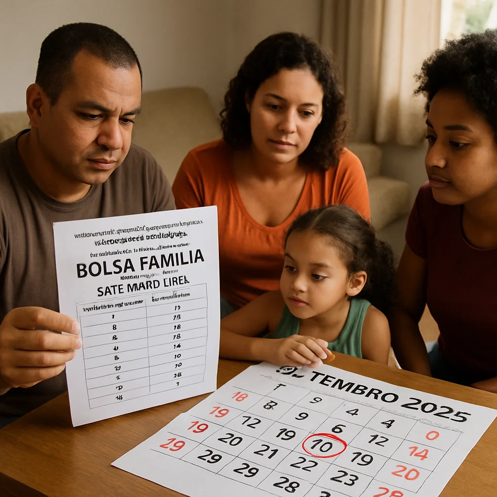 Calendário Bolsa Família Setembro 2025: Pagamentos do Ministério do Desenvolvimento Social