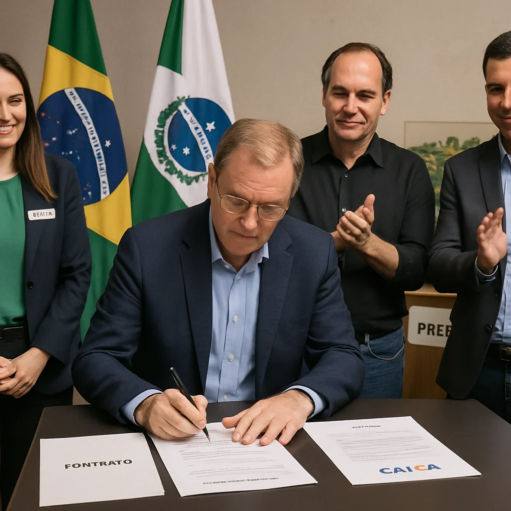 Contrato para construção de unidades habitacionais é assinado em Cascavel