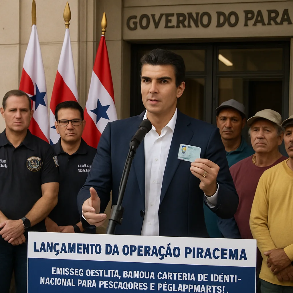 Governo do Pará lança Operação Piracema para emitir nova CIN a 500 mil pescadores