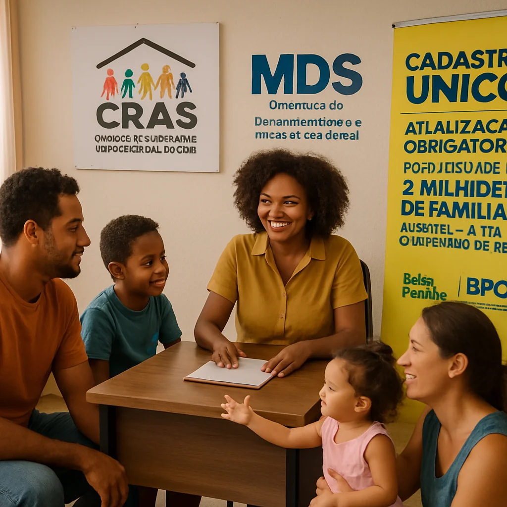 MDS anuncia atualização do CadÚnico para 2 milhões de famílias a partir de setembro