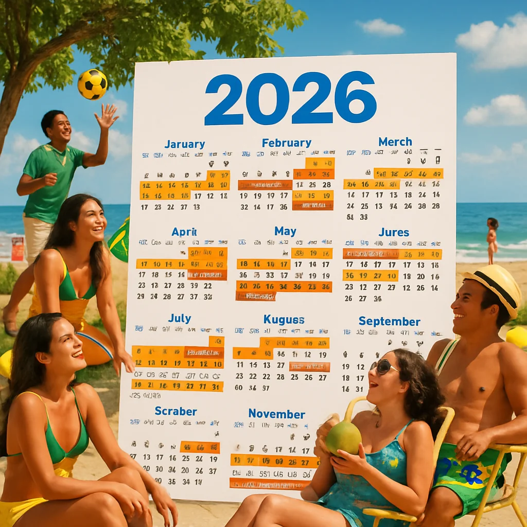 Feriados 2026: 12 em dias úteis e vários feriados prolongados