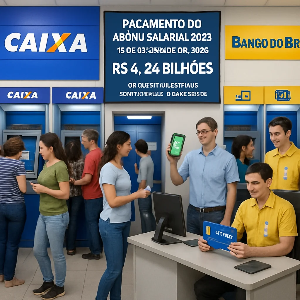 Caixa e Banco do Brasil liberam R$ 4,24 bi do abono salarial final em 15/09/2025