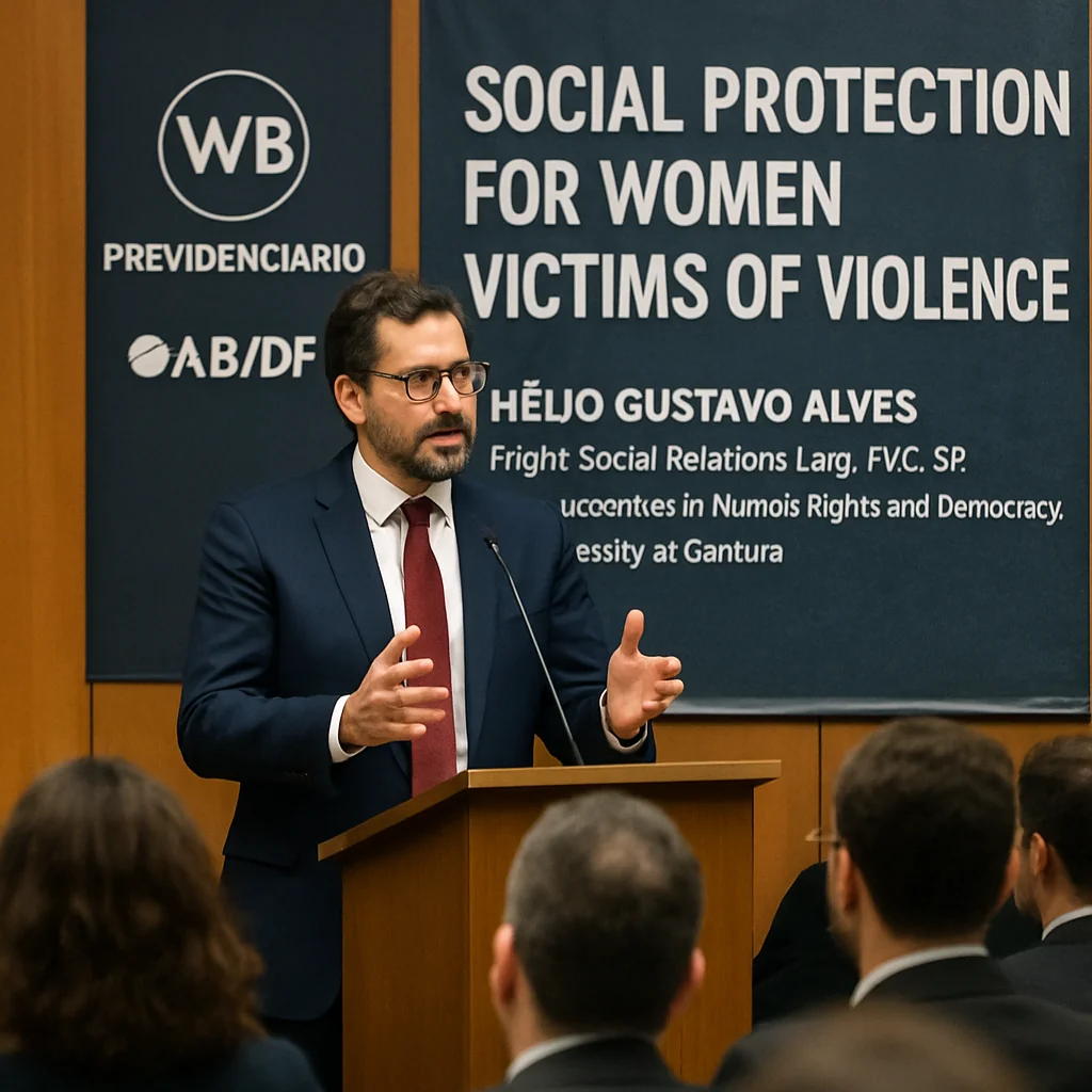 Hélio Gustavo Alves ministra Palestra Magna no Congresso Previdenciário WB sobre Proteção Social a Mulheres
