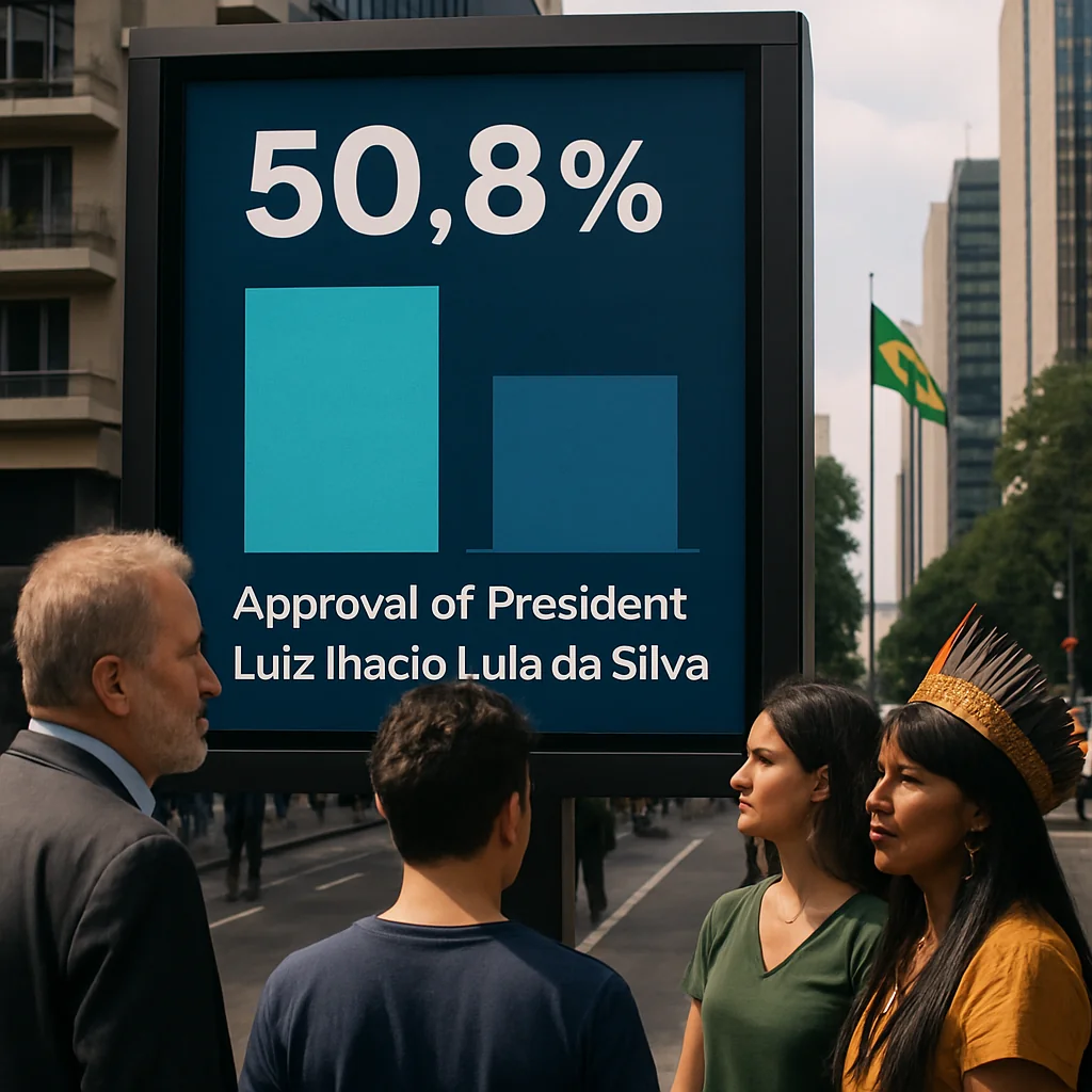 Aprovação de Lula sobe a 50,8% em maior alta da pesquisa AtlasIntel