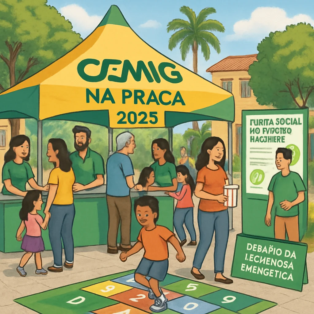 Cemig na Praça 2025: Atendimento Essencial Direto à População