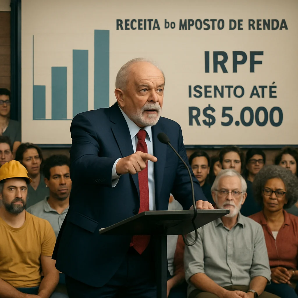 Presidente Lula e a Isenção do IRPF para Quem Ganha Até R$ 5 Mil