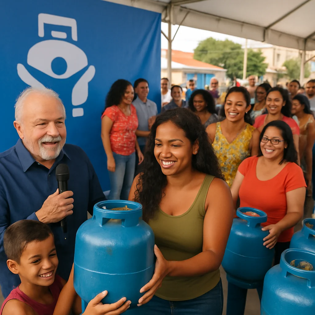 Jornalismo Gás do Povo: como será a retirada gratuita de botijões