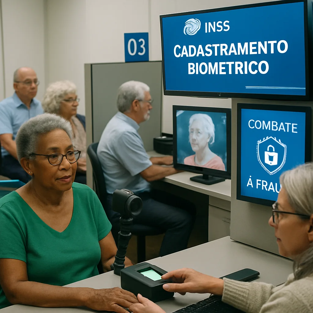 Nova regra da Lei 15.077/24: biometria obrigatória do INSS em 2025