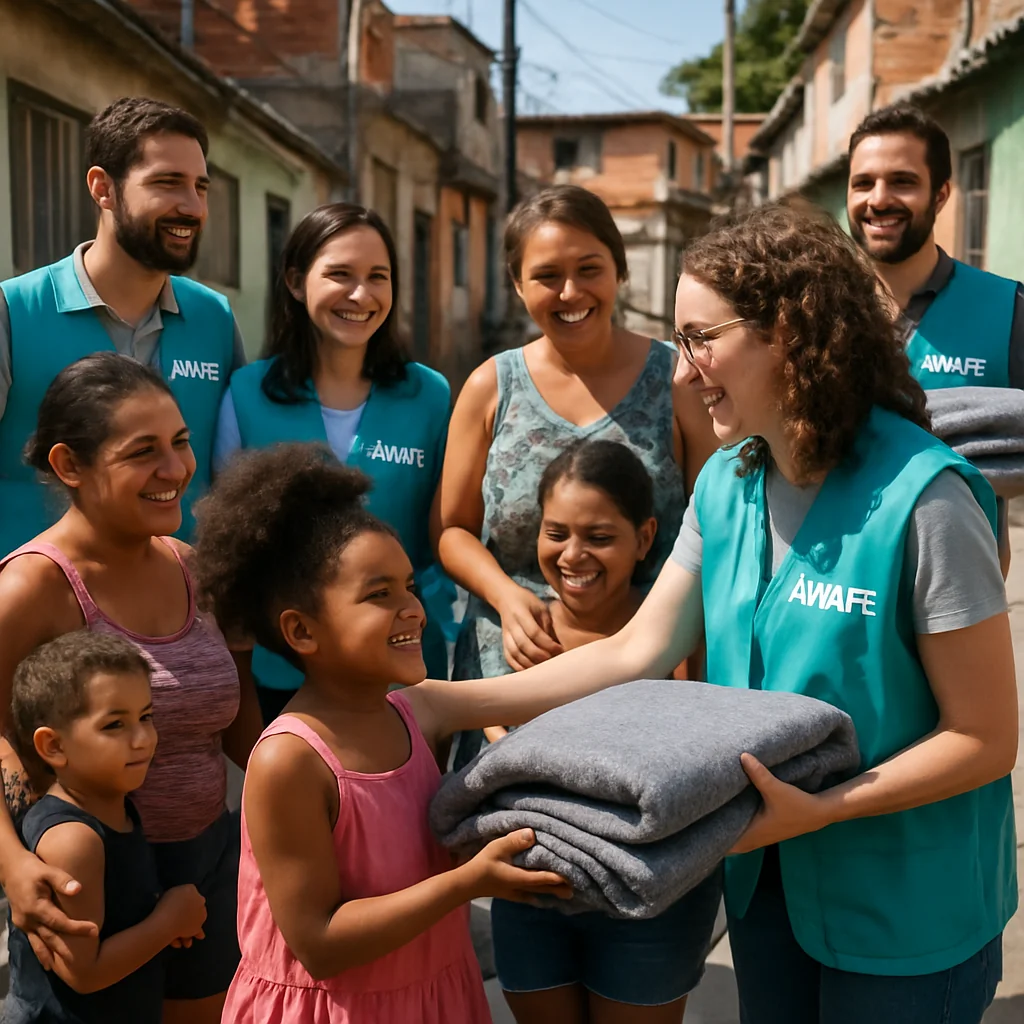 ANAFE Rio de Janeiro realiza ação social com entrega de 45 cobertores no Grajaú
