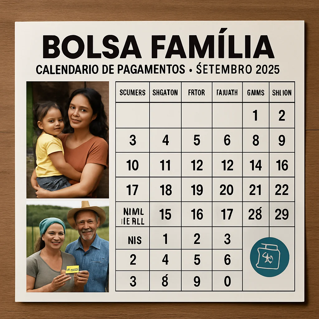 Calendário de Pagamento Bolsa Família Setembro 2025: Guia Completo