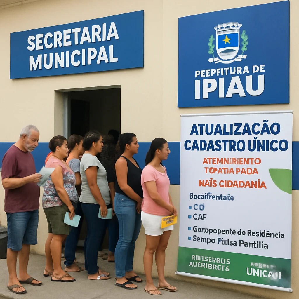 Mutirão para Atualização do CadÚnico começa 15 de setembro em Ipiaú