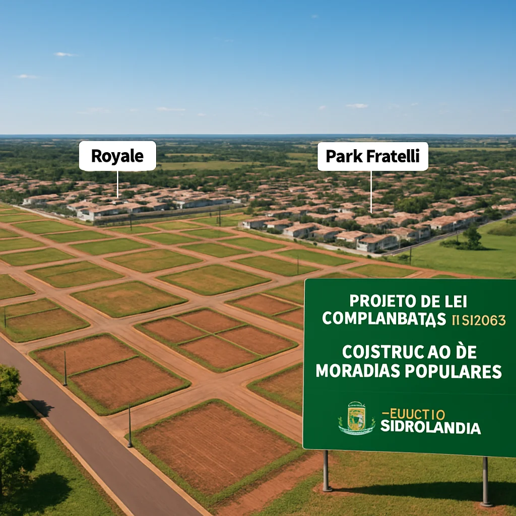 Sidrolândia-MS propõe mudança na lei do Uso do Solo para casas populares