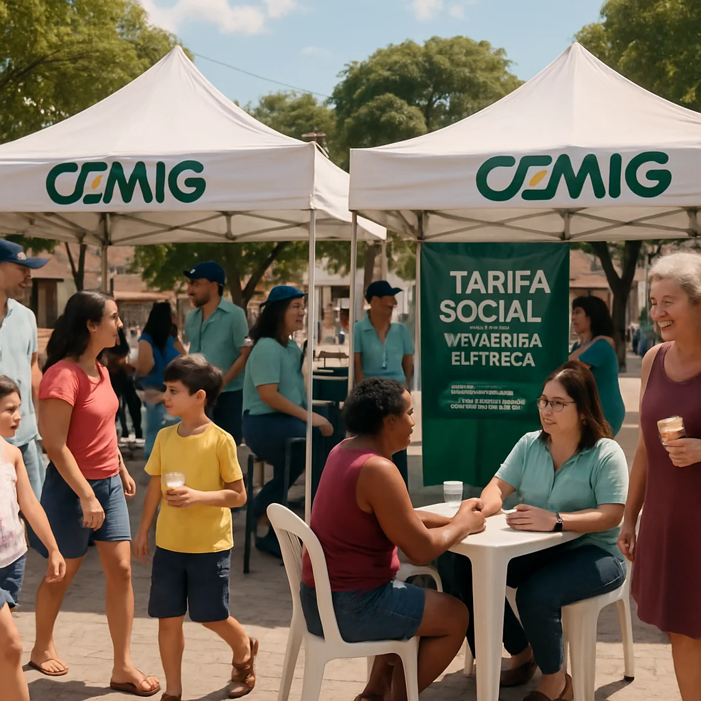 Cemig oferta atendimento nas praças de Timóteo com serviços gratuitos em setembro 2025