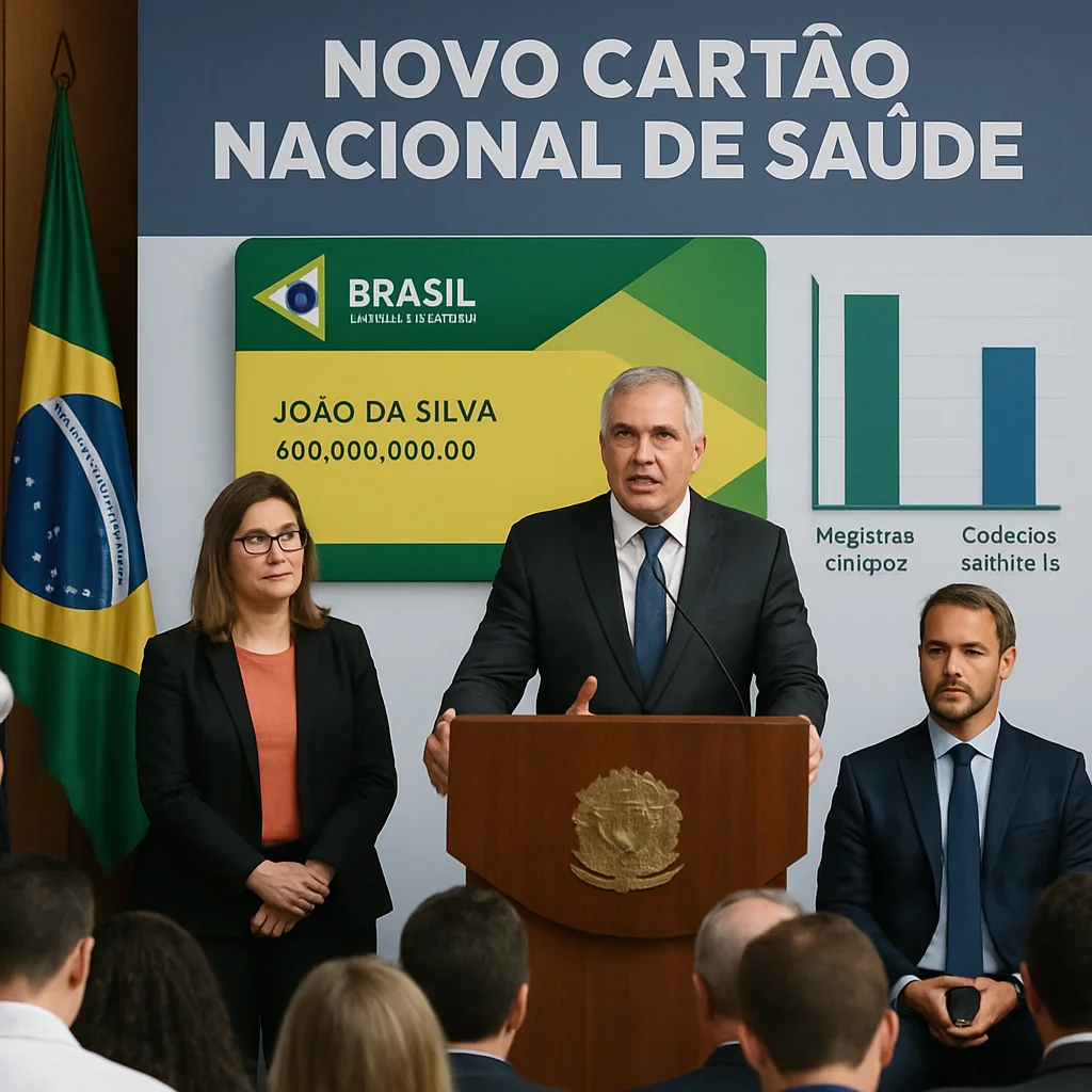 Governo federal anuncia novo Cartão Nacional de Saúde com CPF