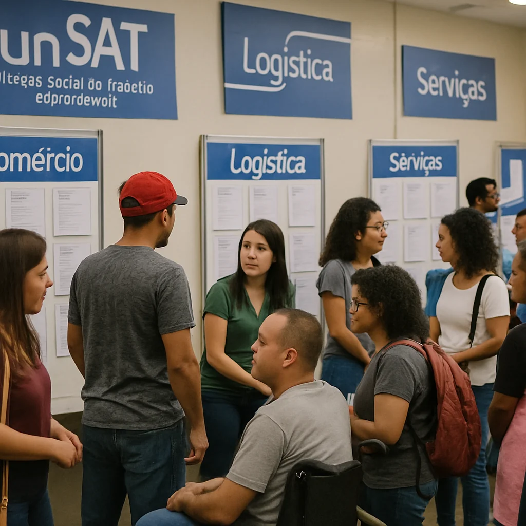 1.660 Vagas em Campo Grande na Funsat: Comércio, Logística, PcDs e Temporárias