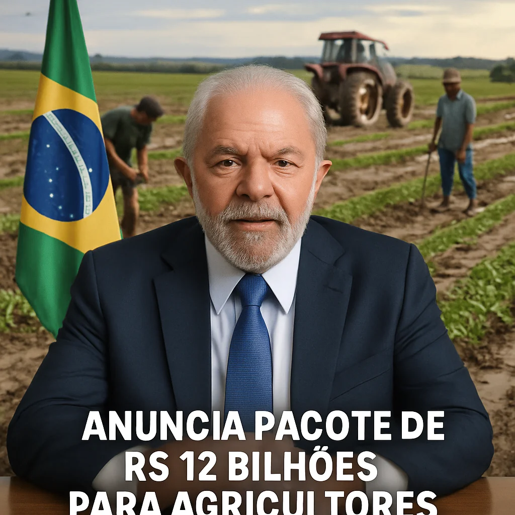 Lula anuncia pacote de R$ 12 bilhões para agricultores afetados por enchentes e secas