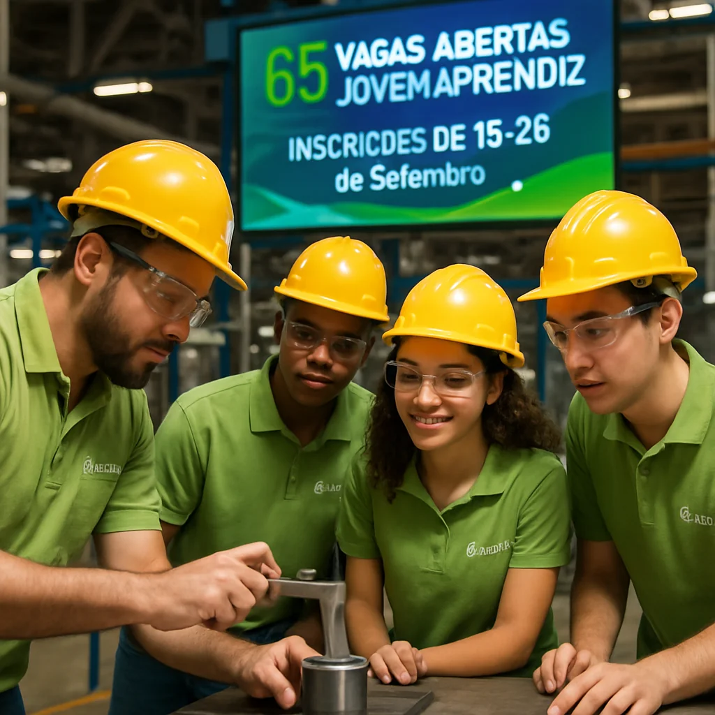 Empregos Eldorado Brasil: 65 vagas Jovem Aprendiz em MS até 26/09