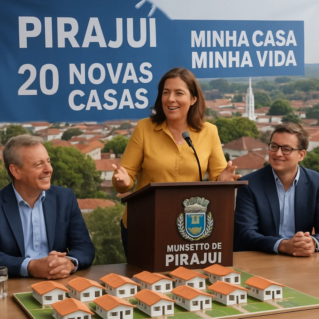 HABITAÇÃO Pirajuí anuncia construção de 20 novas moradias 2025