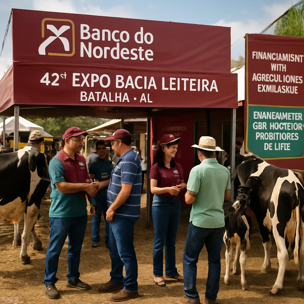 Banco do Nordeste investe R$ 200 mi na bacia leiteira de Alagoas em 2024