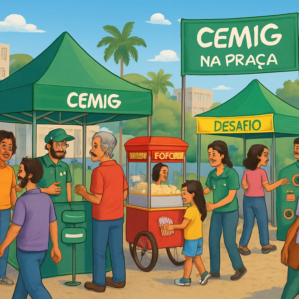 Timóteo: Acesso facilitado a serviços Cemig no evento ‘Cemig na Praça’